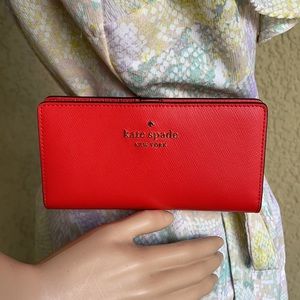 Kate Spade staci large slim bifold wallet